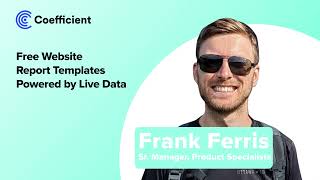 Free Website Report Templates Powered by Live Data