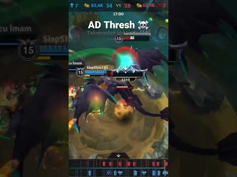 AD Thresh destroying|#leagueoflegends #wildrift #thresh