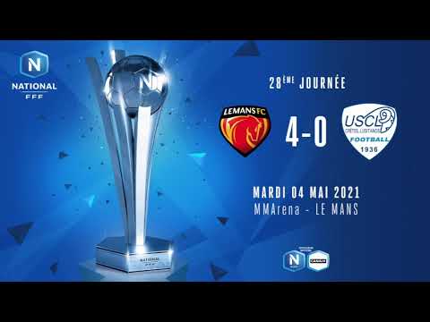 Résumé Le Mans FC 4-0 US Créteil-Lusitanos / J28 National