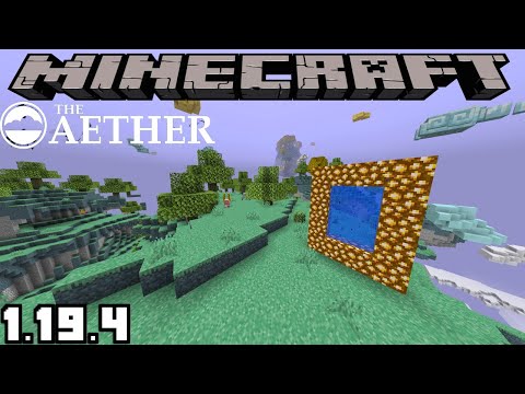 THE AETHER MOD IS BACK!! - MINECRAFT 1.19.4 (MOD SHOWCASE)