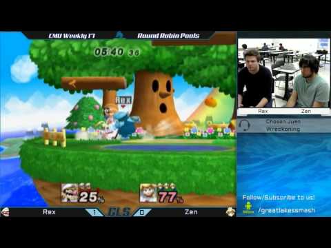 CMU Weekly 17 - Rex (Wario/Sonic) vs. Zen (Sheik/Peach)