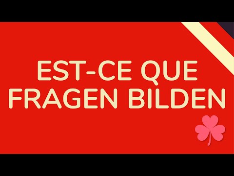 FRAGEN mit EST-CE QUE bilden FRANZÖSISCH (animiert) 🇩🇪