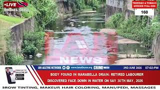 Body found in Marabella drain: Retired labourer discovered face-down in water late-night search