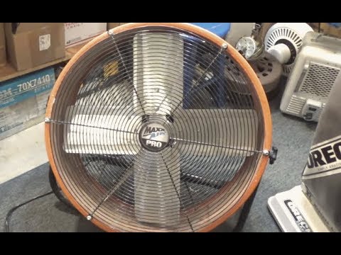 MaxxAir Pro 24" Drum Fan | Initial Checkout