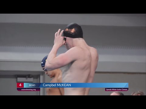 Campbell McKean 100 Breast || 2024 Speedo Winter Junior Championships West