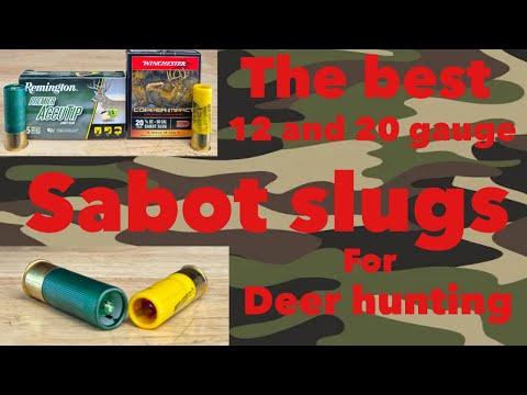 The best 12 and 20 gauge sabot slugs