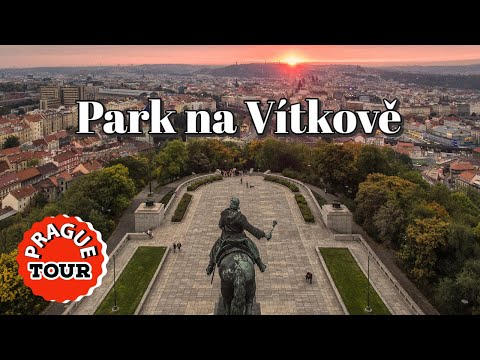Hill of #Vitkov. Walking tour of #Prague4K, Czech Republic.