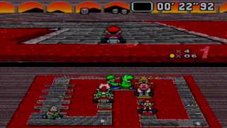 Super Mario Kart - Mushroom Cup 50cc (SNES)