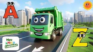 Desenho Infantil | Vamos Viajar Pelo o ABC com Meu Amigo Caminhão | Música Infantil Educativa