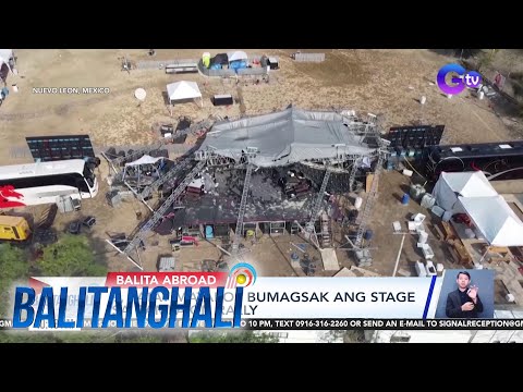 9, patay matapos bumagsak ang stage sa campaign rally Balitanghali