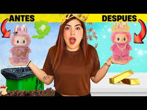 I found a buried LABUBU… and I ADOPTED it! 🤢❤️😳