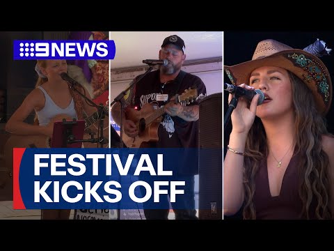 54th Tamworth Music Festival underway | 9 News Australia