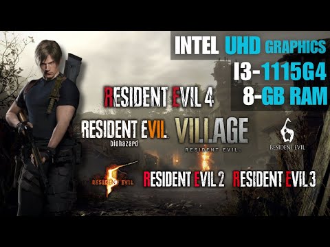 Every Resident Evil on a Low-End PC (Intel i3-1115G4 | UHD Graphics | 8GB RAM) – Is It Playable?