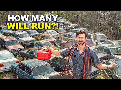 Thumbnail for 200+ Rare Abandoned Cars… Most Haven’t Run in DECADES by BMW, WiLL, Car, Vehicle, Honda Civic