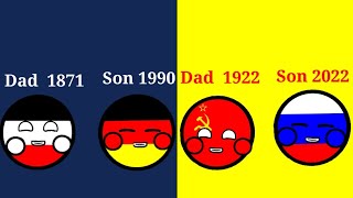 Countryballs : Dad and Son