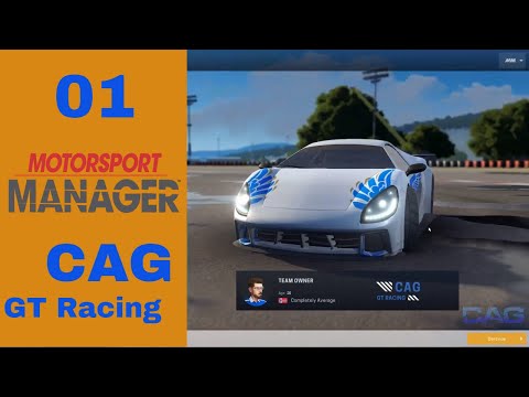 Lets play: Motorsport Manager || GT SERIES  ||  Team Setup  || E01