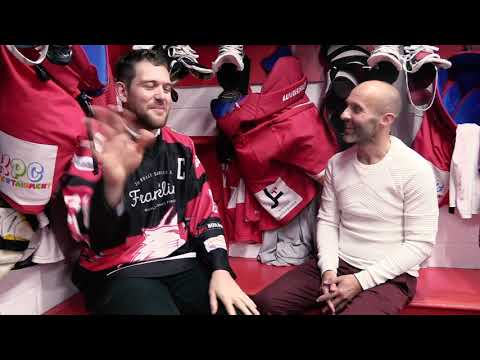 Myself and Swindon wildcats captain play.