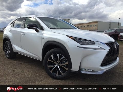 New White 2015 Lexus RX 350 AWD Sportdesign Technology Package Review South Edmonton
