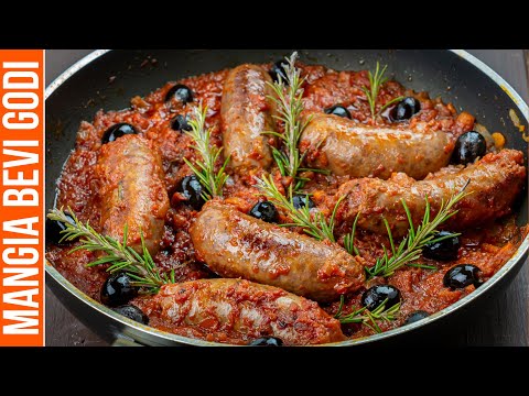 SALSICCIA IN PADELLA ALLA CACCIATORA