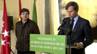 La primera fase de restauración del Palacio del Infante Don Luis concluirá en el plazo de un año