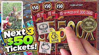 I Bought the Next 3 $50 Tickets! It's Treat Time!