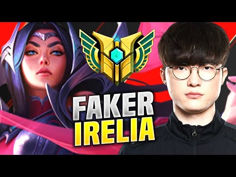 SKT T1 Faker Plays Irelia Mid vs Pantheon!  |  KR SoloQ | WILL FAKER CARRY HIS TEAM WITH IRELIA!  |