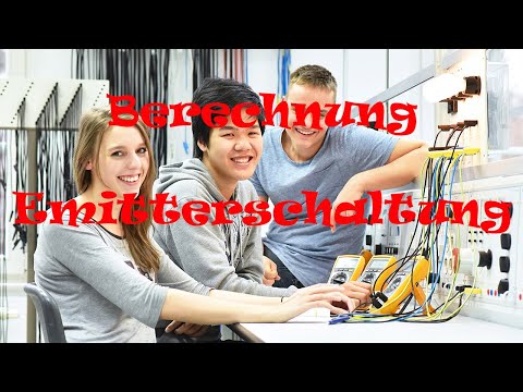 Berechnung Transistor Emitterschaltung Gleichstrom Transistorschaltung