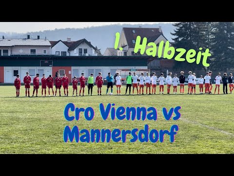 U15 Testspiel - Cro Vienna vs Mannerdorf (1.Halbzeit - full video)