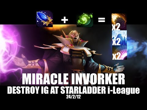 MIRACLE [ INVOKER ] GOD DESTROY IG at GAME 3 STARLADDER I-LEAGUE SEMI FINAL EPIC GAME