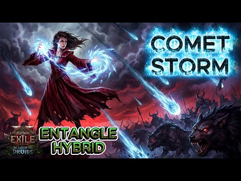 1 BUTTON Hybrid Comet Storm Blood Mage Build - POE2 LOTD