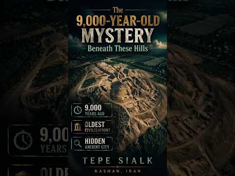 The 9,000-Year-Old Mystery Beneath These Hills, Hidden Ancient City, Tepe Sialk Revealed.