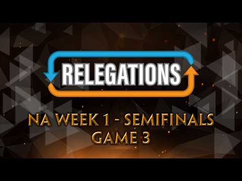 SMITE S4 Relegation Open Brackets NA Week 1 - Semifinals (Game 3)