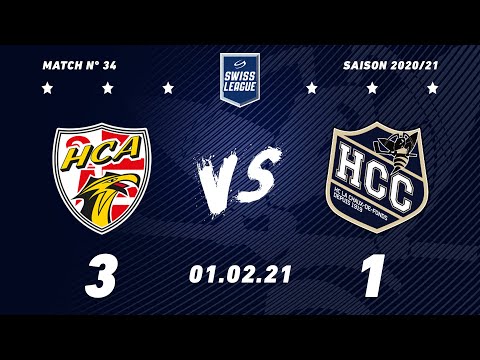 01.02.2021 HC Ajoie - HC La Chaux-de-Fonds (3-1)