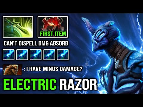 ELECTRIC IMBA MID RAZOR 1st Item Madness Ez Buff Can't Dispelled Static Link 100% Deleted PA DotA 2