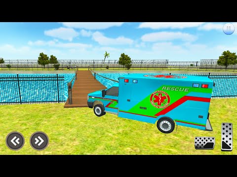 First Aid Rooftop VAN Trucks Driving #12 - Ambulance Driver Simulator - Android Gameplay