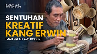 Imah Kreasi Awi Bogor, Sentuhan Kang Erwin Sulap Bambu Jadi Karya Seni Bernilai Tinggi