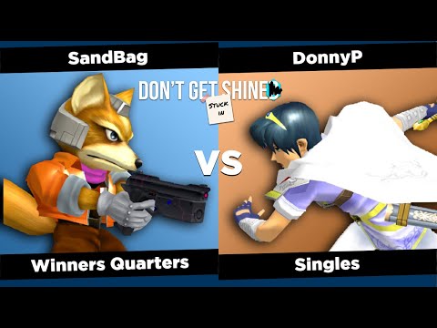 Don't Get Stuck in Shine SSBM - Singles - Winners Quarters - SandBag (Fox) vs DonnyP (Marth)