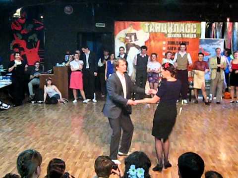 42 Lindy Hop Main Class Finals - Slow - Ksenia Apozyants & Sergey Bulatnov at Russian Open 2011