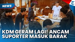 GERAM LAGI! Dedi Mulyadi Ancam Suporter Persikas Bakal Dimasukkan ke Barak Militer