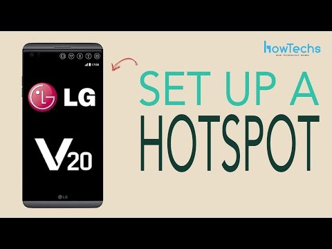 LG V20 - How to set up a Wifi Hotspot