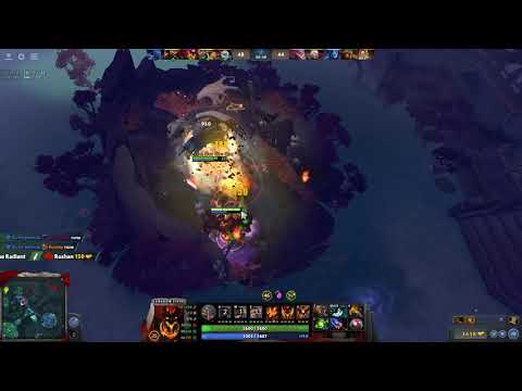 Dota2 7.07 - Sf raze stacked on roshan!