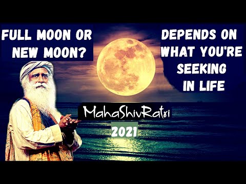 Full moon or New moon for Spiritual growth, Which is better ?  Sadhguru answers