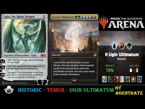 Historic BO1 Ugin Ultimatum | Mythic Ranked | Agentbatz MTG Arena