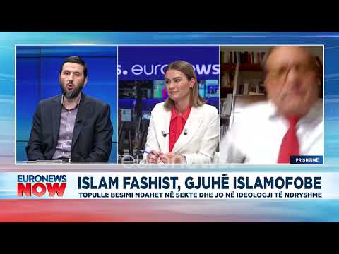 Islami Fashist, debat në studio mes Justinian Topulli dhe Sadri Ramabajes