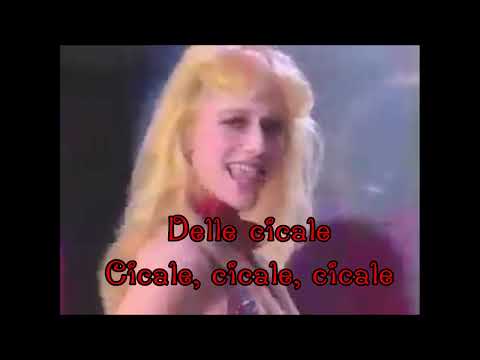 CICALE  💃🏼💃🏼 HEATHER PARISI 💃🏼💃🏼CON TESTO 🎤(with lyrics)♫♫[1982]
