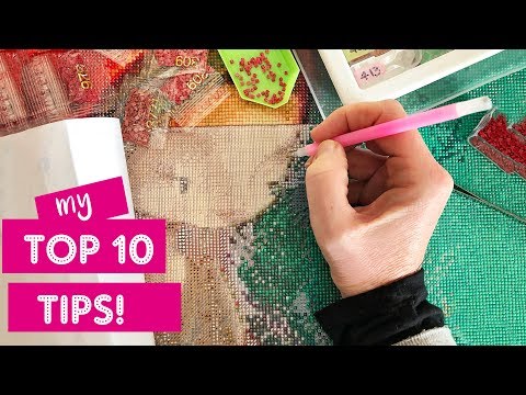 Top 10 Tips for Diamond Painting