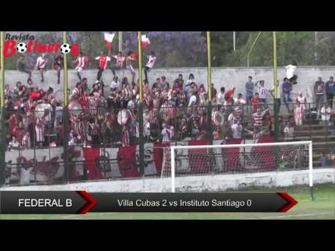 Federal B: Villa Cubas 2 vs Instituto Santiago 0