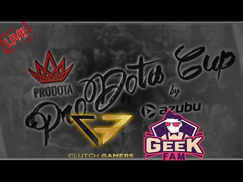 Clutch Gamers vs Geek Fam Game 1 Live bo3 - SemiFinals UB - ProDota Cup Southeast Asia 5