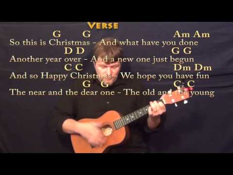 Happy X-Mas - Bariuke Cover Lesson with Chords/Lyrics