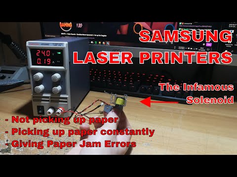 Why Samsung Printers Jam Paper or Don't Pick-up Sheets.